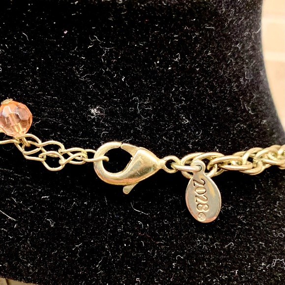 Coral and orange ornate necklace - Picture 5 of 6